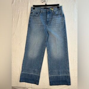 Johnny Was Denim Jeans Women Size 32 Melbourne Wide Legs